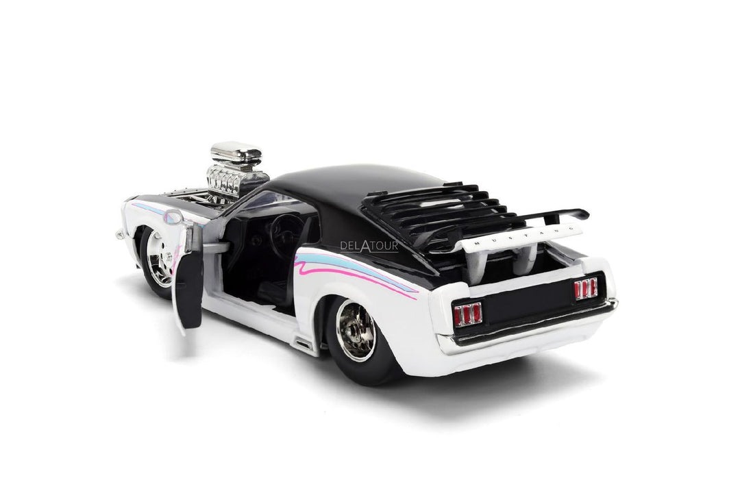 Jada Ford Mustang Boss 429 1970 Noir/Blanc BigTime Muscle