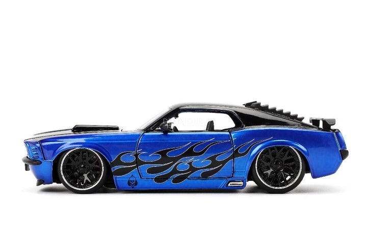 Jada Ford Mustang Boss 429 1970 Zwart /Blauw BigTime Muscle