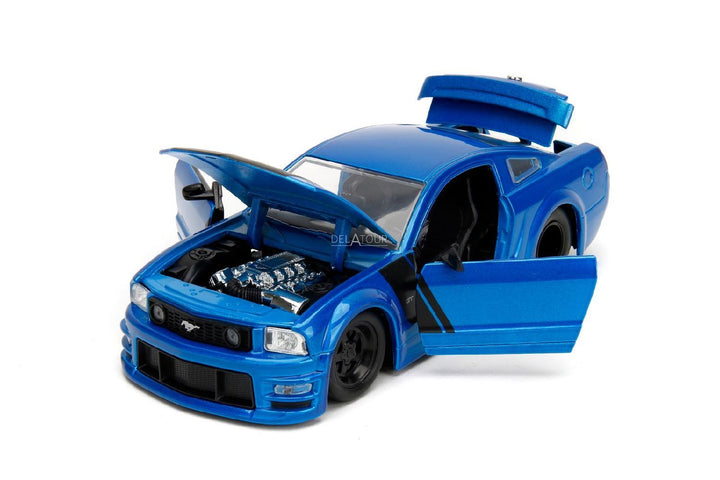 Jada Ford Mustang GT 2006 Bleue BigTime Muscle