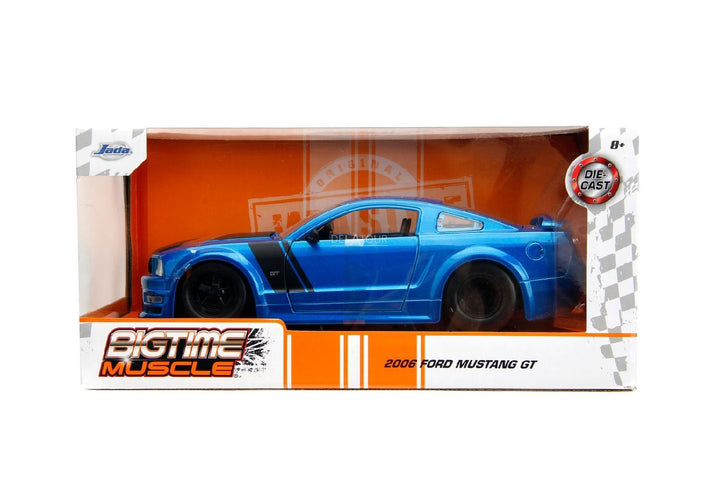 Jada Ford Mustang GT 2006 Bleue BigTime Muscle