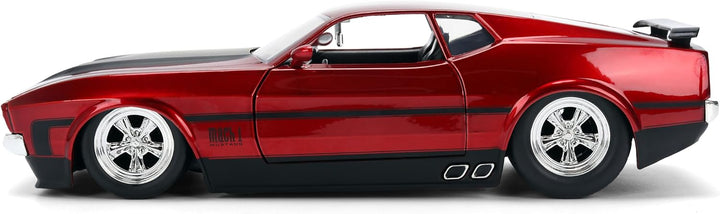 Jada Ford Mustang Mach 1 1973 Rood BigTime Muscle