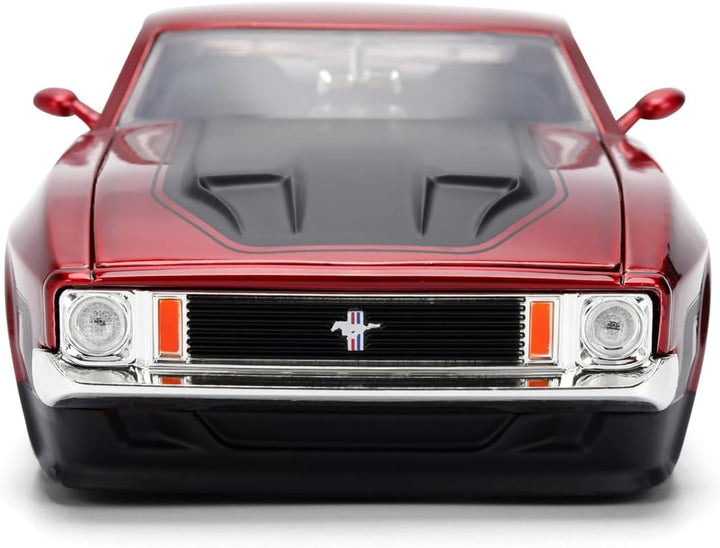 Jada Ford Mustang Mach 1 1973 Rood BigTime Muscle