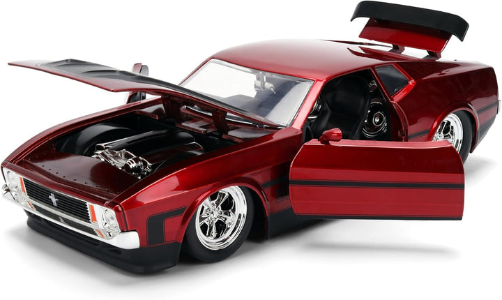 Jada Ford Mustang Mach 1 1973 Rood BigTime Muscle