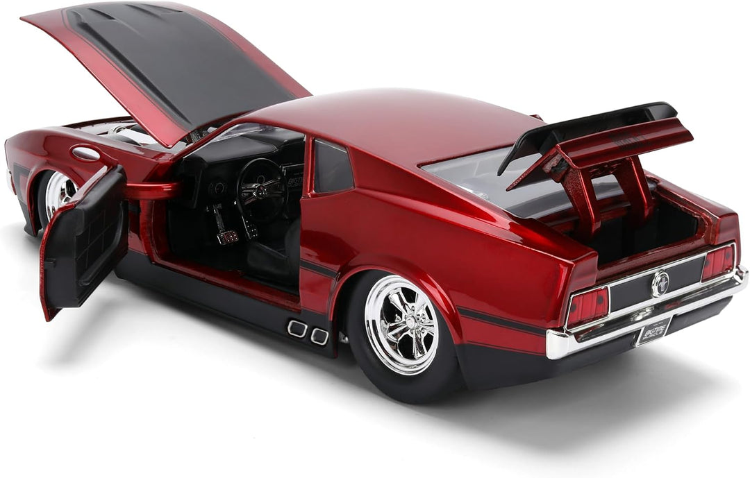 Jada Ford Mustang Mach 1 1973 Rood BigTime Muscle