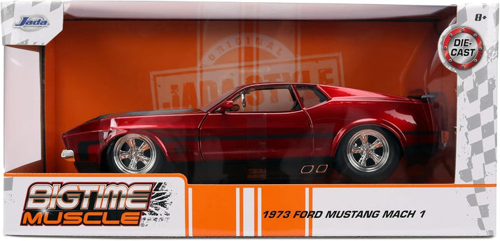 Jada Ford Mustang Mach 1 1973 Rood BigTime Muscle