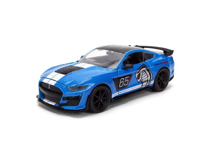 Jada Ford Mustang Shelby GT500 n° 65 2020 bleue BigTime Muscle