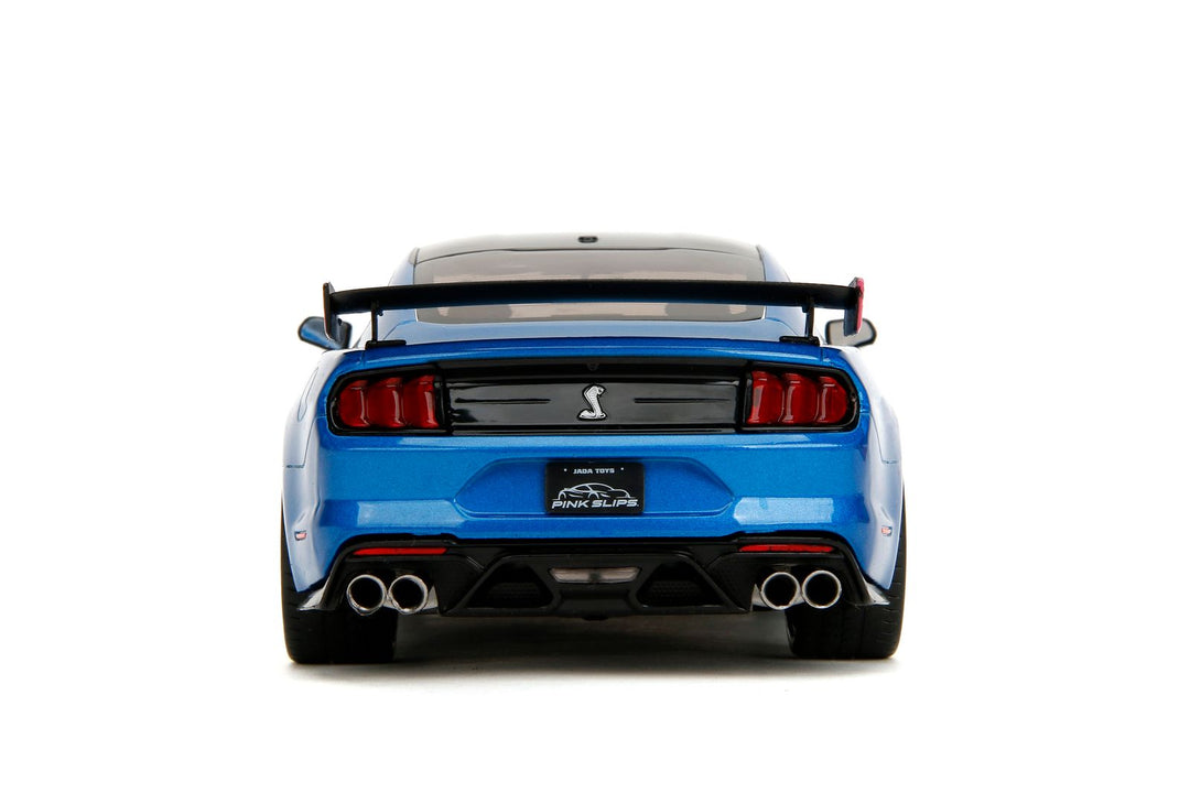 Jada Ford Shelby GT500 2020 Blue and Black Pink Slips