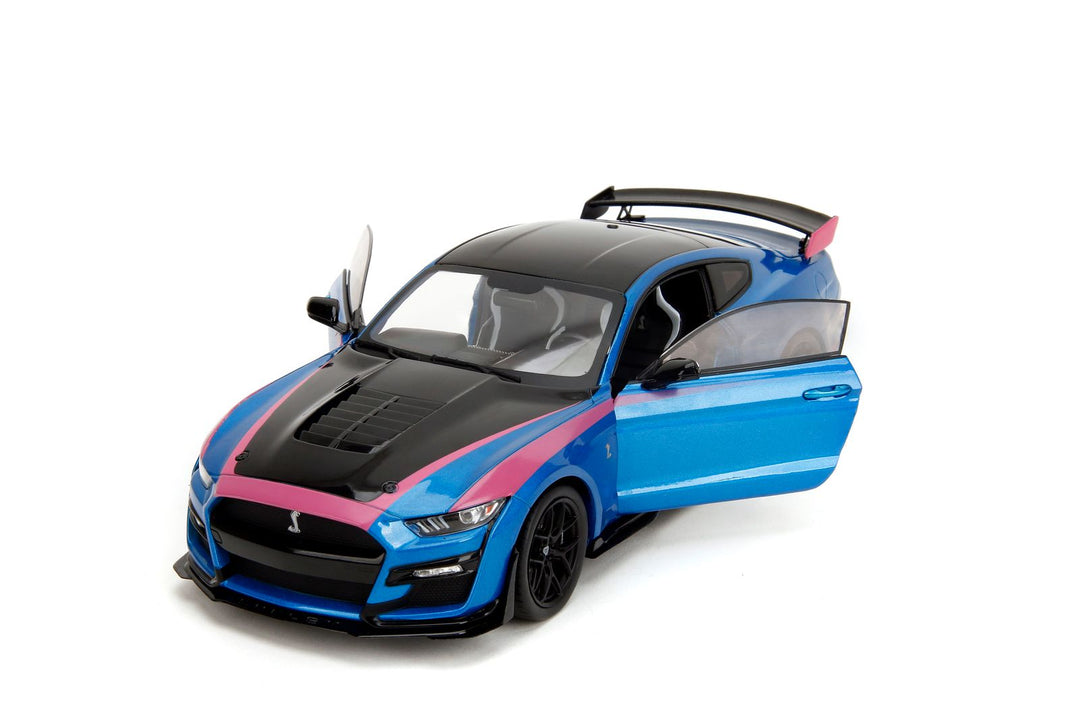 Jada Ford Shelby GT500 2020 Blue and Black Pink Slips