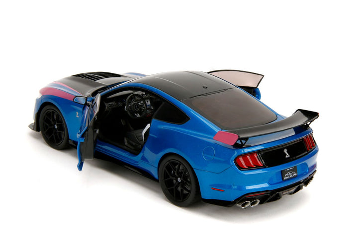 Jada Ford Shelby GT500 2020 Blue and Black Pink Slips