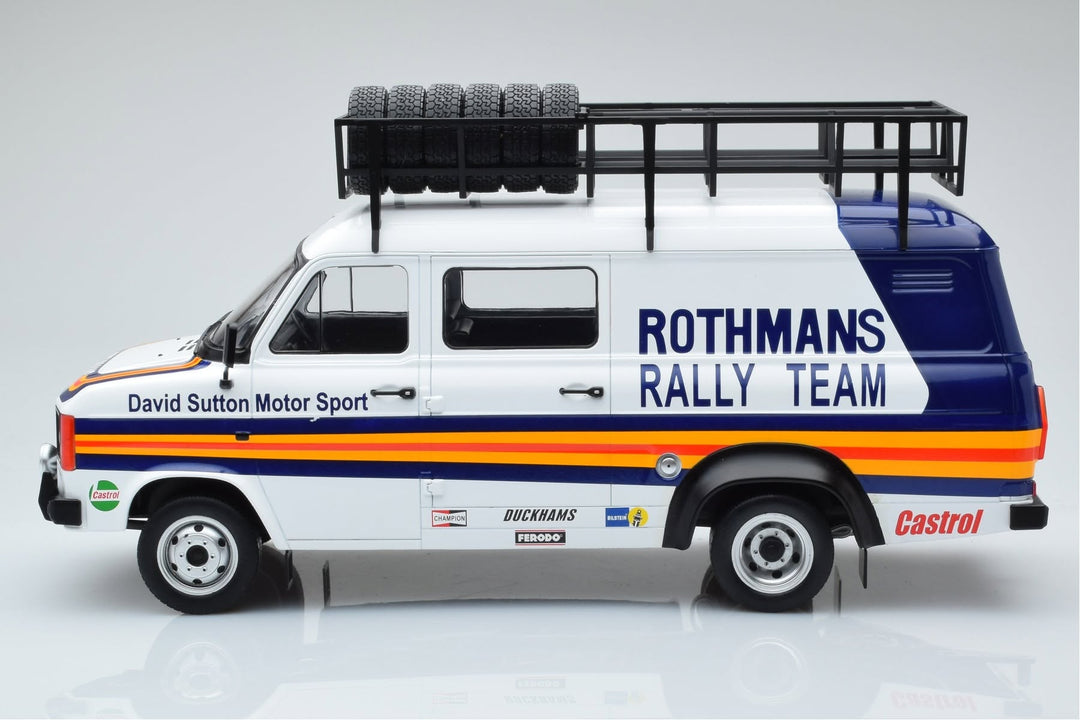 Ixo Ford Transit MKII Team Rothmans Rally Assistance 1:18