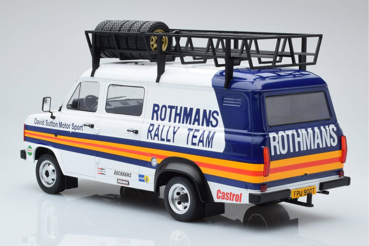 Ixo Ford Transit MKII Team Rothmans Rally Assistance 1:18