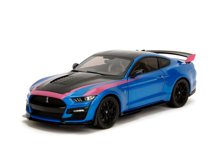 Jada Ford Shelby GT500 2020 Blue and Black Pink Slips