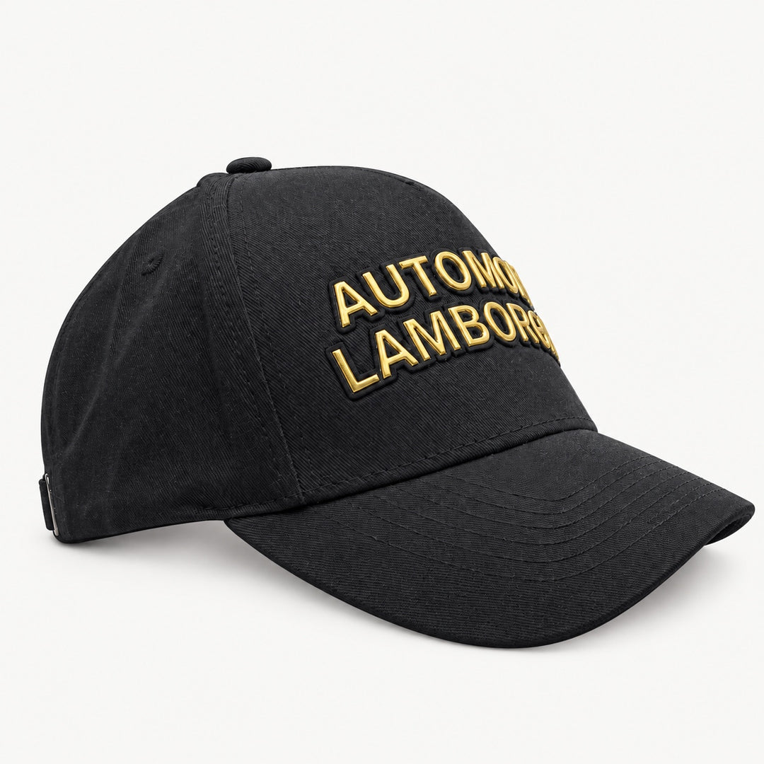 Lamborghini Automobili Macro Logo Cap Black/Gold