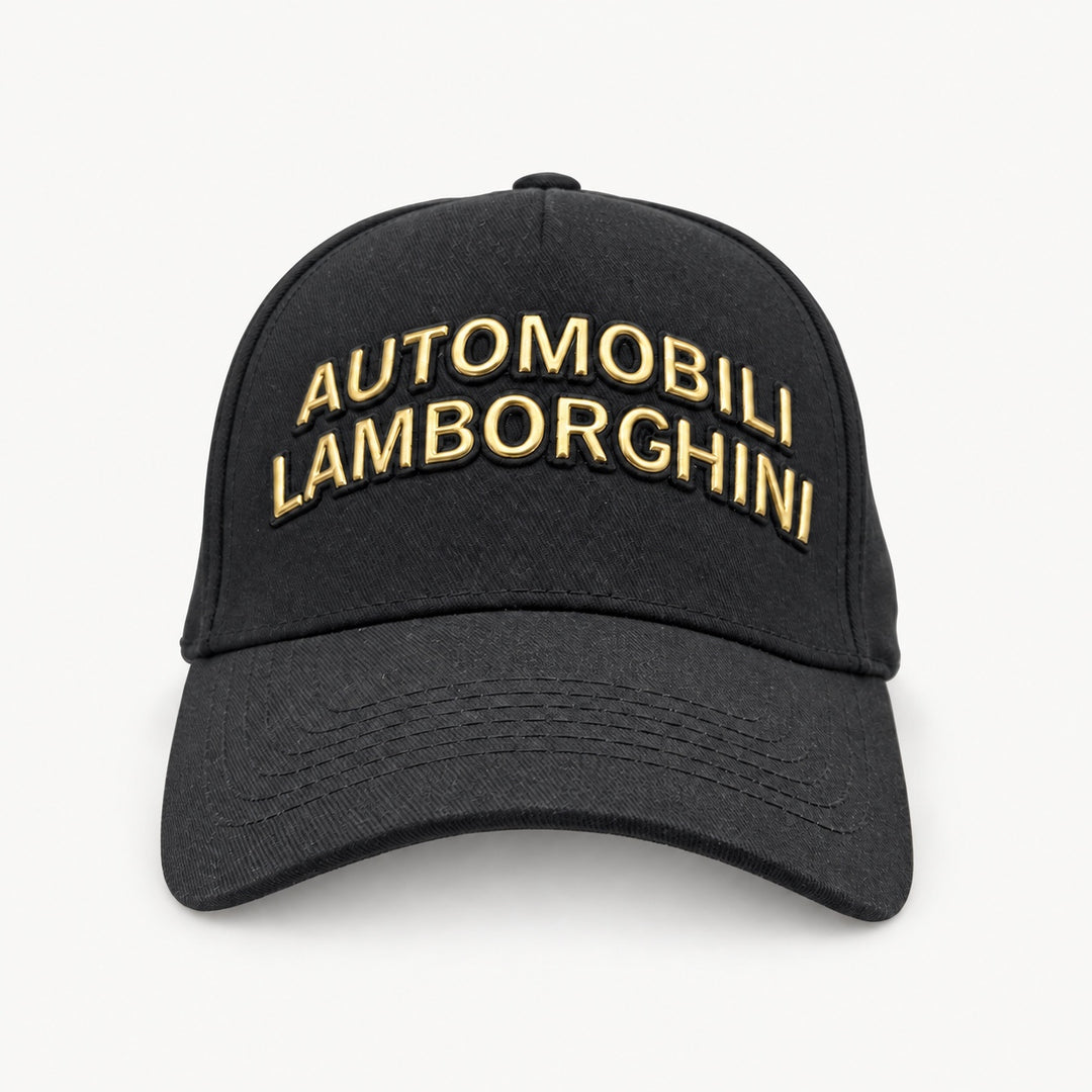 Lamborghini Automobili Macro Logo Cap Black/Gold