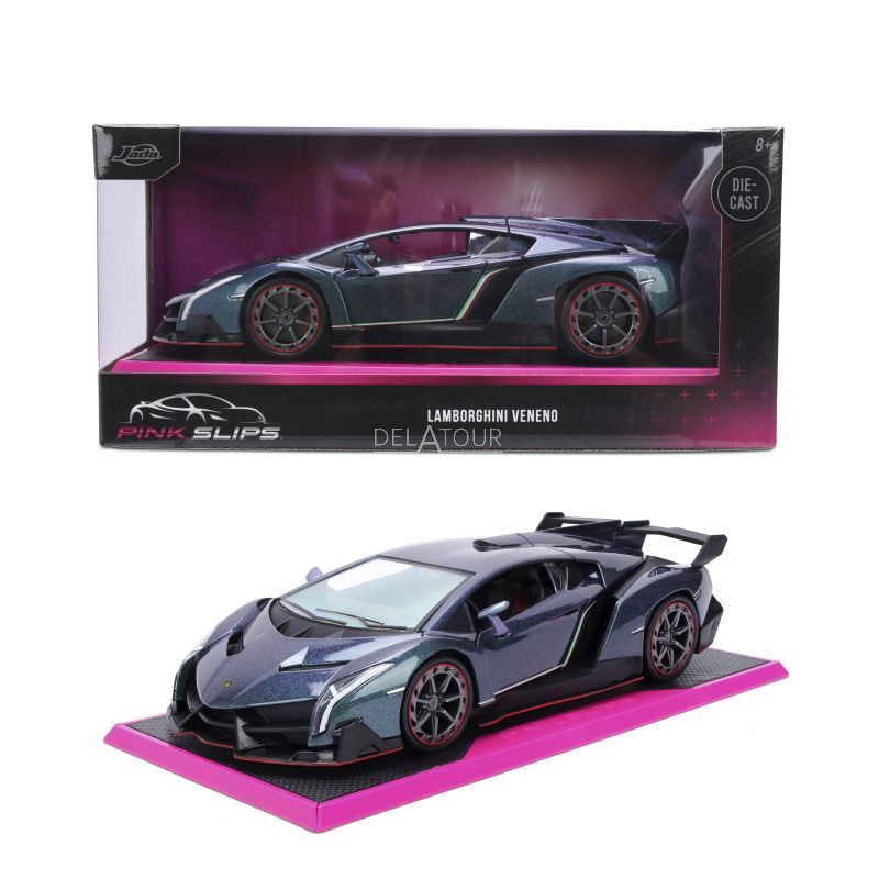 Jada Lamborghini Veneno Metallic Groen Pink Slips