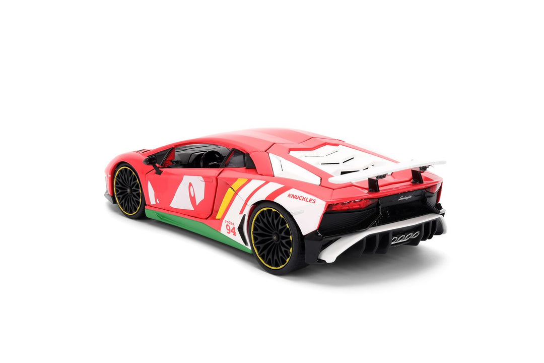 Jada Lamborghini Aventador SV Red Sonic The Hedgehog