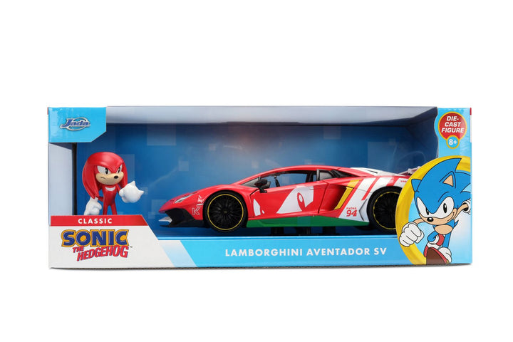 Jada Lamborghini Aventador SV Red Sonic The Hedgehog