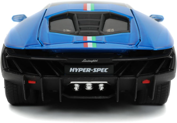 Jada Lamborghini Centenario Italiaanse vlag Blauw Hyper-Spec