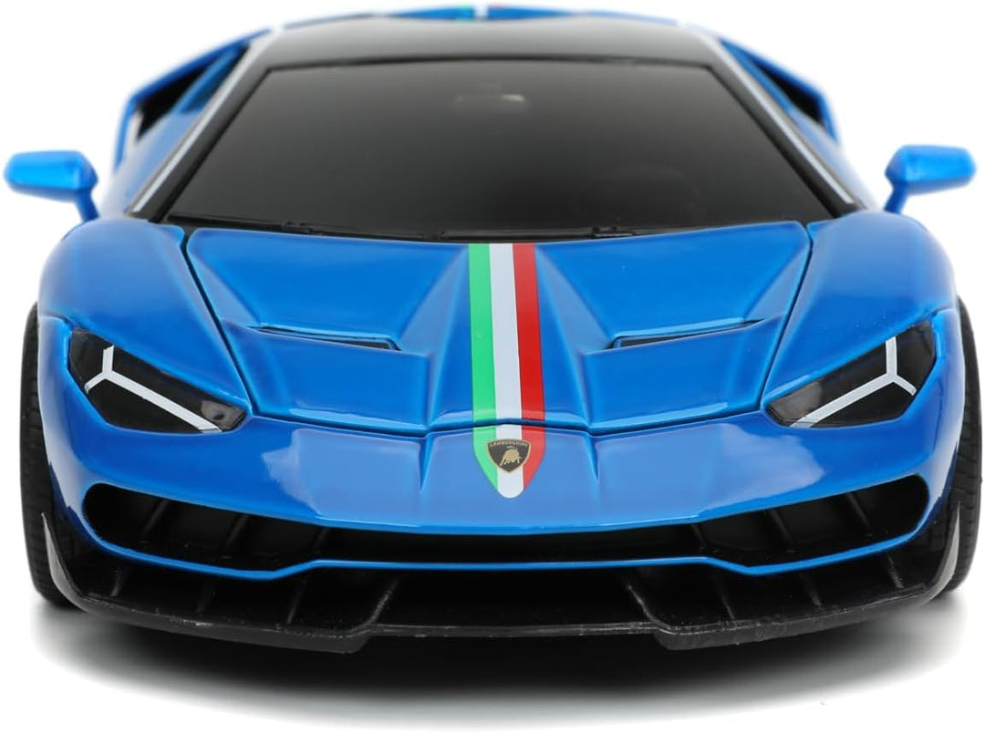 Jada Lamborghini Centenario Italiaanse vlag Blauw Hyper-Spec