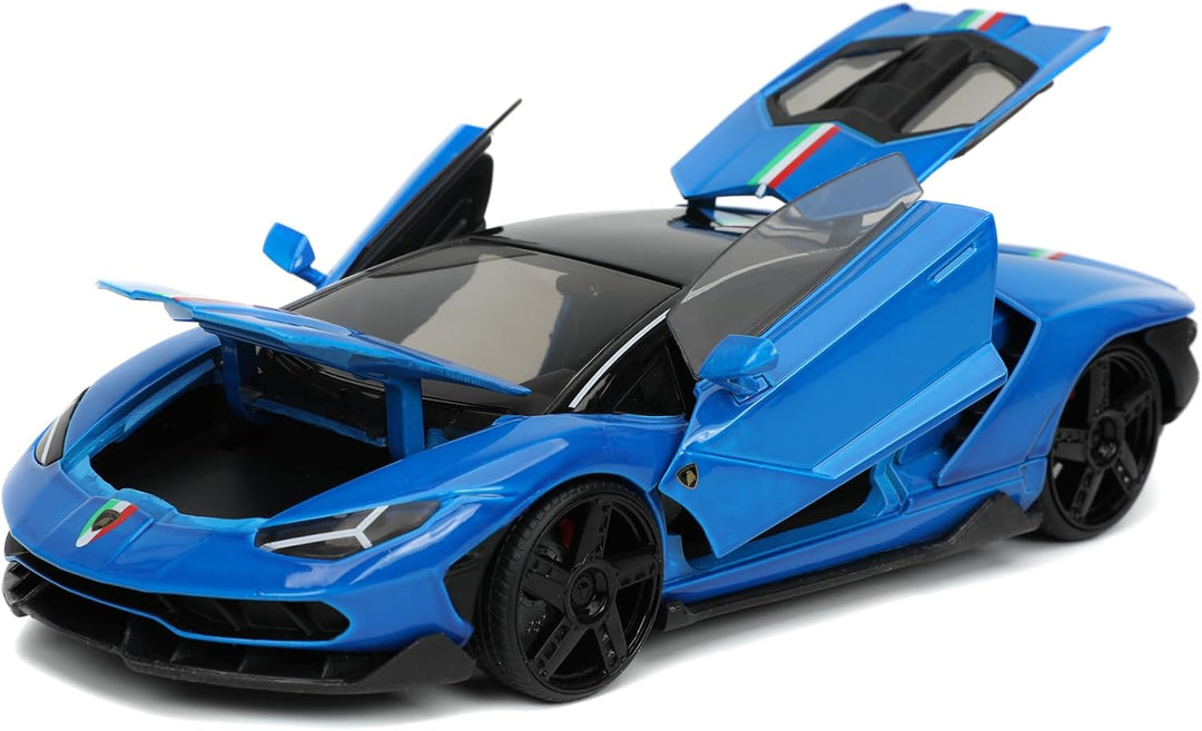 Jada Lamborghini Centenario Italiaanse vlag Blauw Hyper-Spec