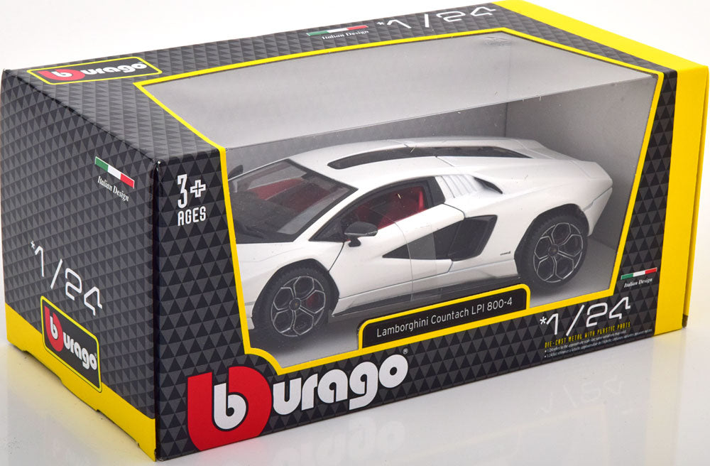 Burago Lamborghini Countach LPI 800-4 1:24 Blanc