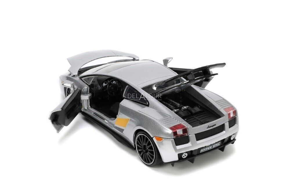 Jada Lamborghini Gallardo Superleggera Gray Hyper-Spec