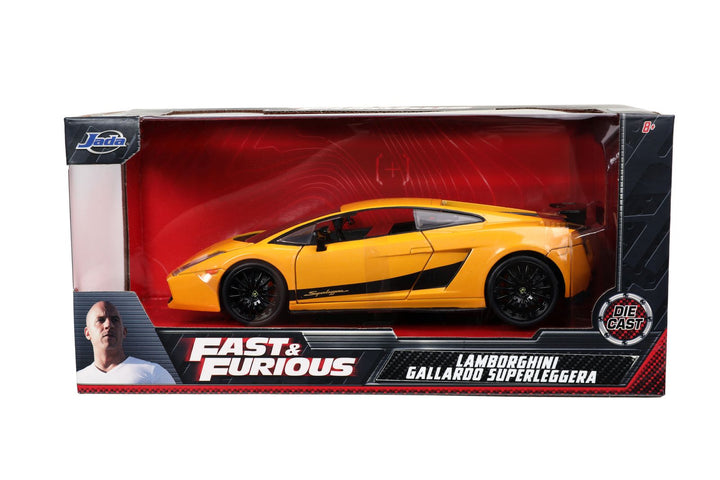 Jada Lamborghini Gallardo Superleggera Yellow Fast &amp; Furious