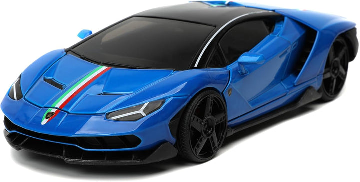Jada Lamborghini Centenario Italiaanse vlag Blauw Hyper-Spec