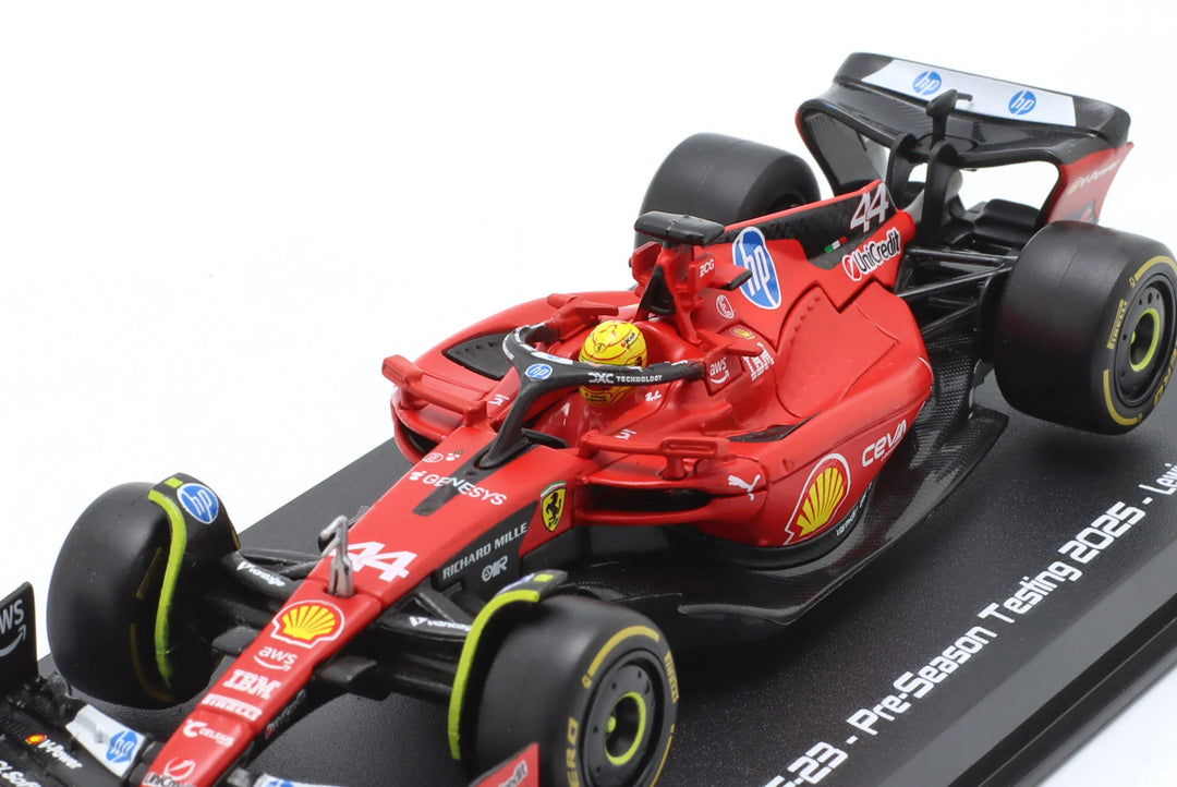 Burago Scuderia Ferrari SF-23 n° 44 L. Hamilton livrée de test 2025 1:43