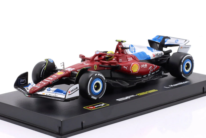 Burago Scuderia Ferrari n° 44 Lewis Hamilton GP de Miami 2025 1:43