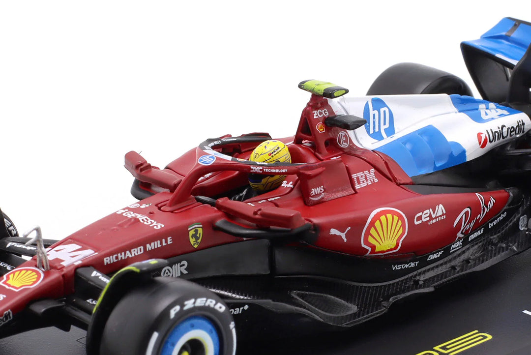 Burago Scuderia Ferrari n° 44 Lewis Hamilton GP de Miami 2025 1:43