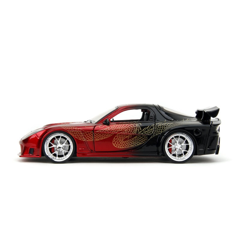 Jada Mazda RX-7 Widebody Candy Red Pink Slips