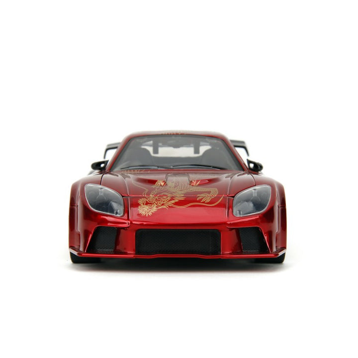 Jada Mazda RX-7 Widebody Candy Red Pink Slips