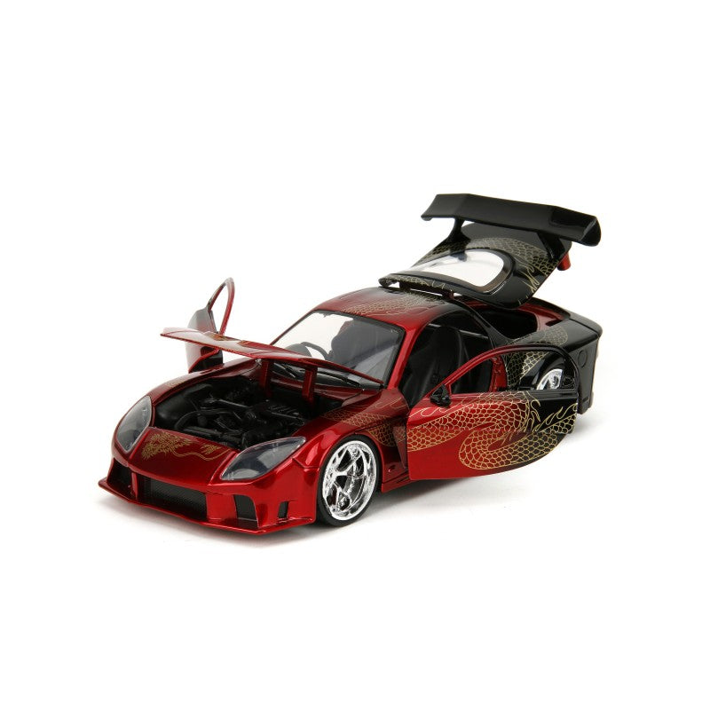 Jada Mazda RX-7 Widebody Candy Red Pink Slips