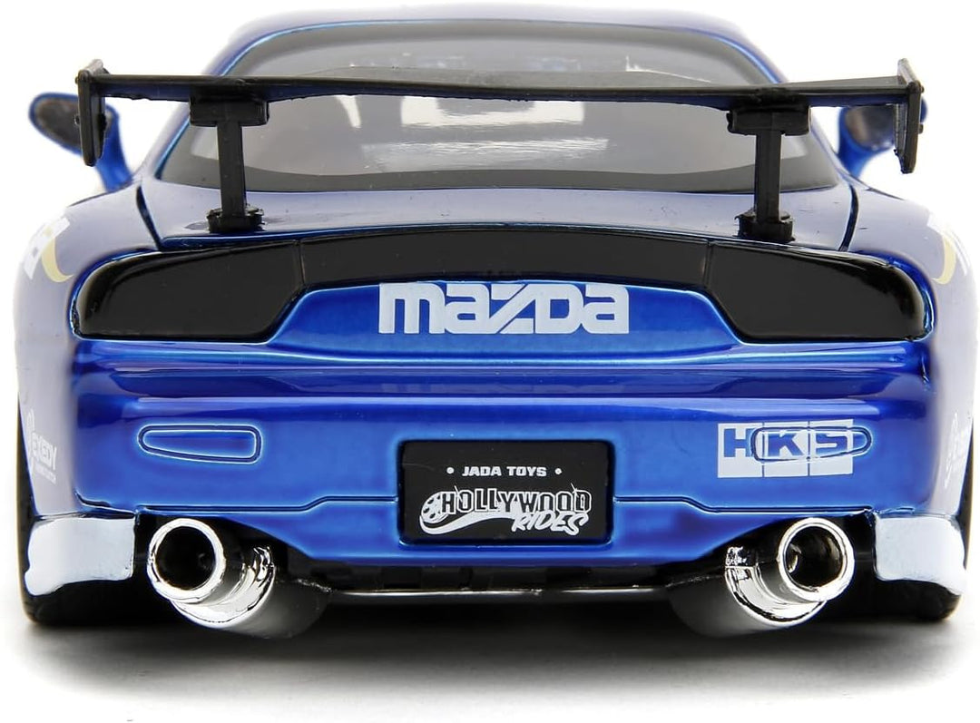 Jada Mazda RX-7 Chun-Li Bleu Streetfighter