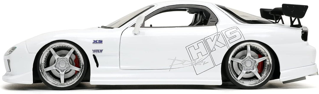Jada 1993 Mazda RX-7 Wit Fast &amp; Furious
