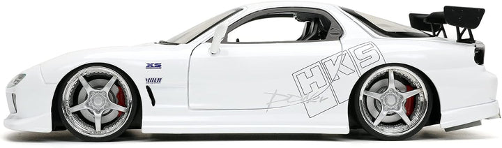 Jada 1993 Mazda RX-7 Wit Fast &amp; Furious