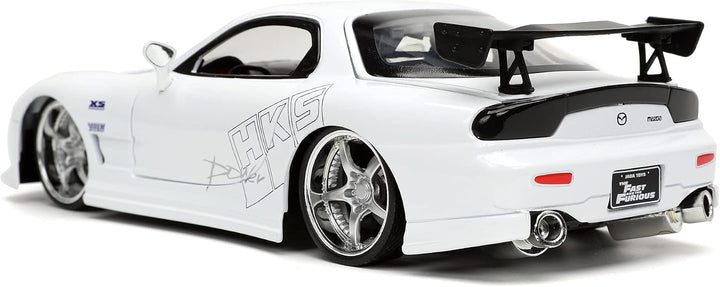 Jada 1993 Mazda RX-7 Wit Fast &amp; Furious