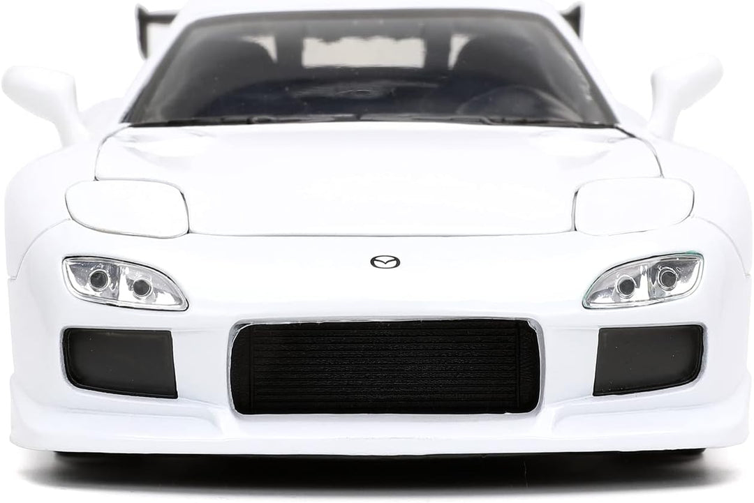 Jada 1993 Mazda RX-7 Wit Fast &amp; Furious