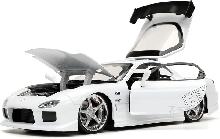 Jada 1993 Mazda RX-7 Wit Fast &amp; Furious