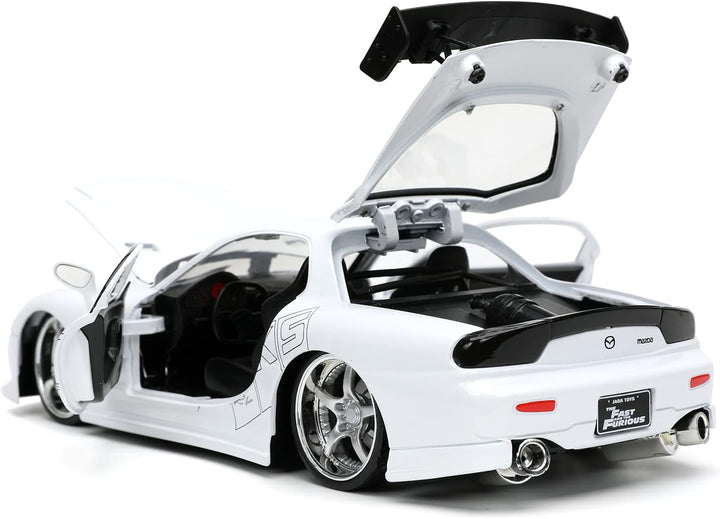 Jada 1993 Mazda RX-7 Wit Fast &amp; Furious