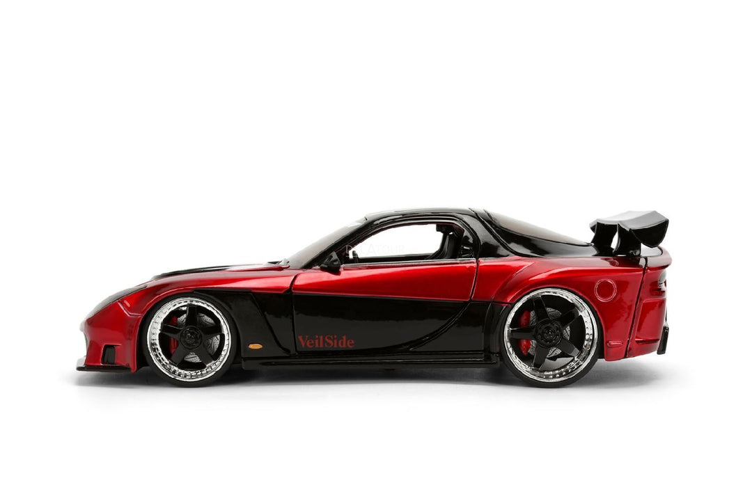 Jada Mazda RX-7 Widebody Red JDM Tuners