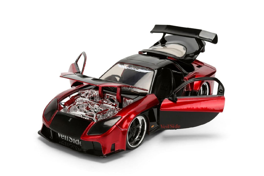 Jada Mazda RX-7 Widebody Red JDM Tuners