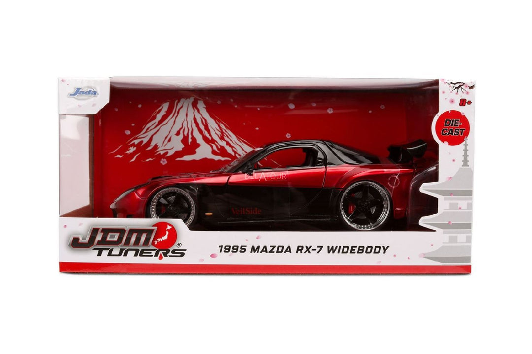 Jada Mazda RX-7 Widebody Red JDM Tuners