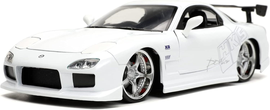 Jada 1993 Mazda RX-7 Wit Fast &amp; Furious