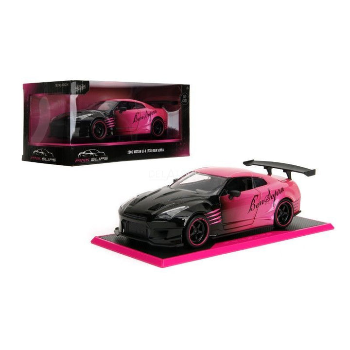 Jada Nissan GT-R R35 Ben Sopra Pink Pink Slips