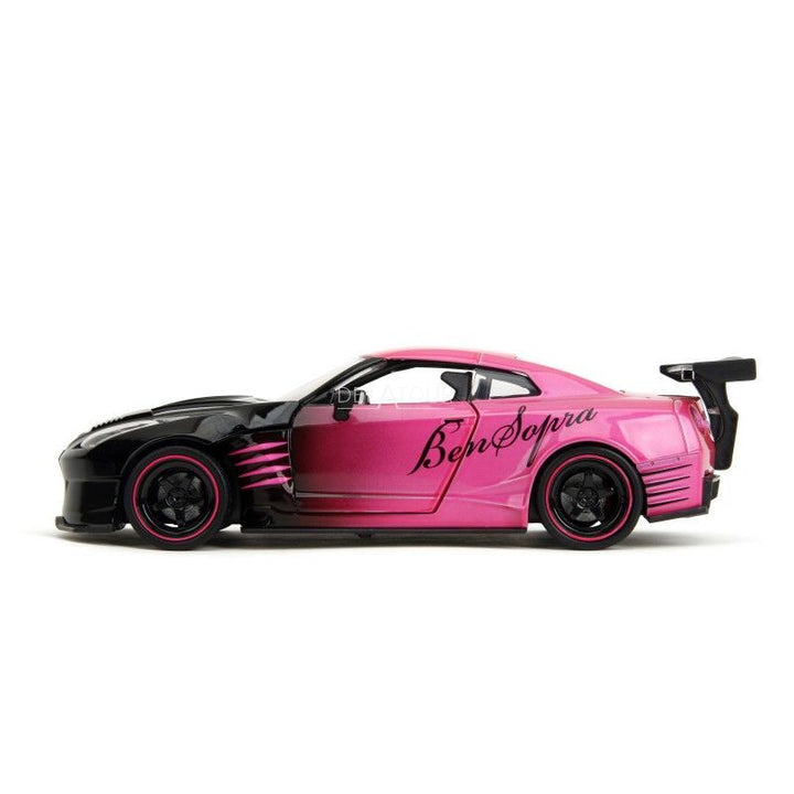 Jada Nissan GT-R R35 Ben Sopra Pink Pink Slips