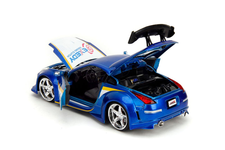 Jada 2003 Nissan 350Z Blue JDM Tuners
