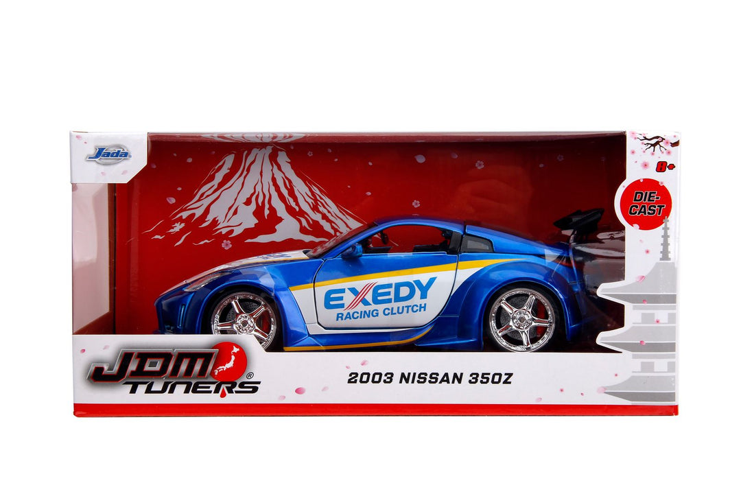 Jada 2003 Nissan 350Z Blue JDM Tuners