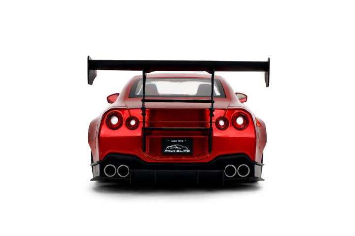 Jada Nissan GT-R (R35) Liberty Walk Body Kit 2.0 Candy Red Pink Slips